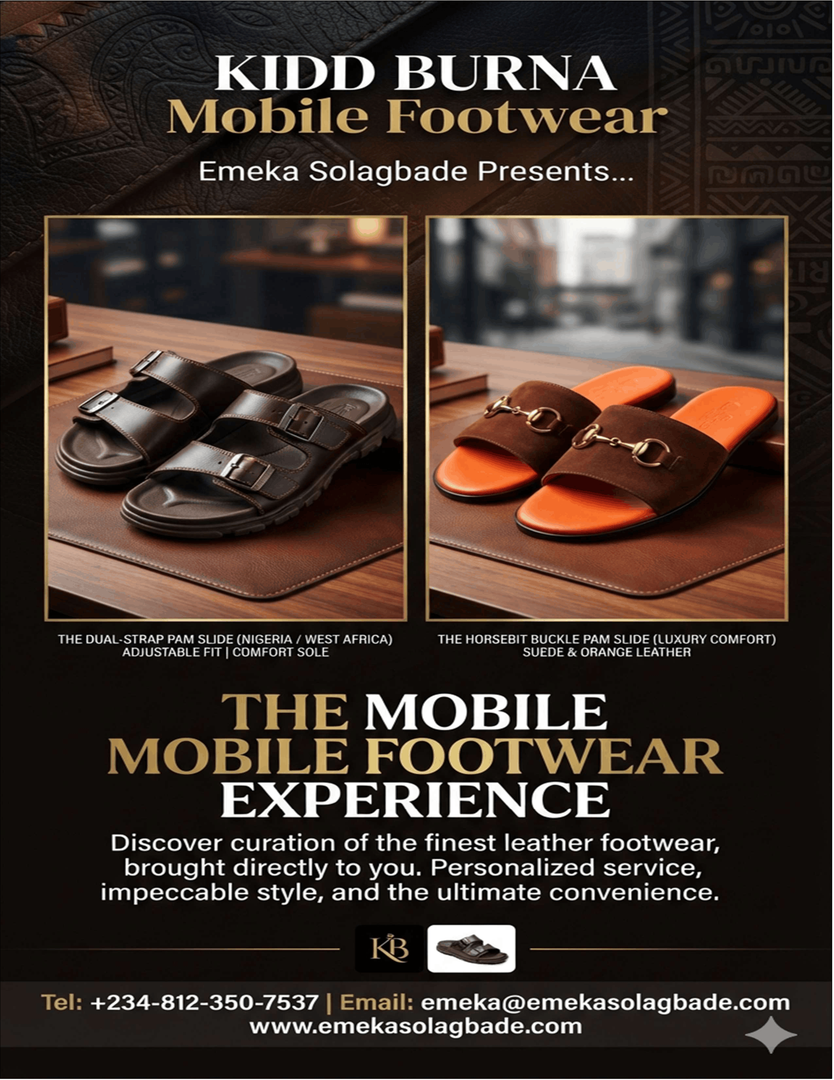 Chukwuemeka Solagbade - Click HERE to download PDF brochure