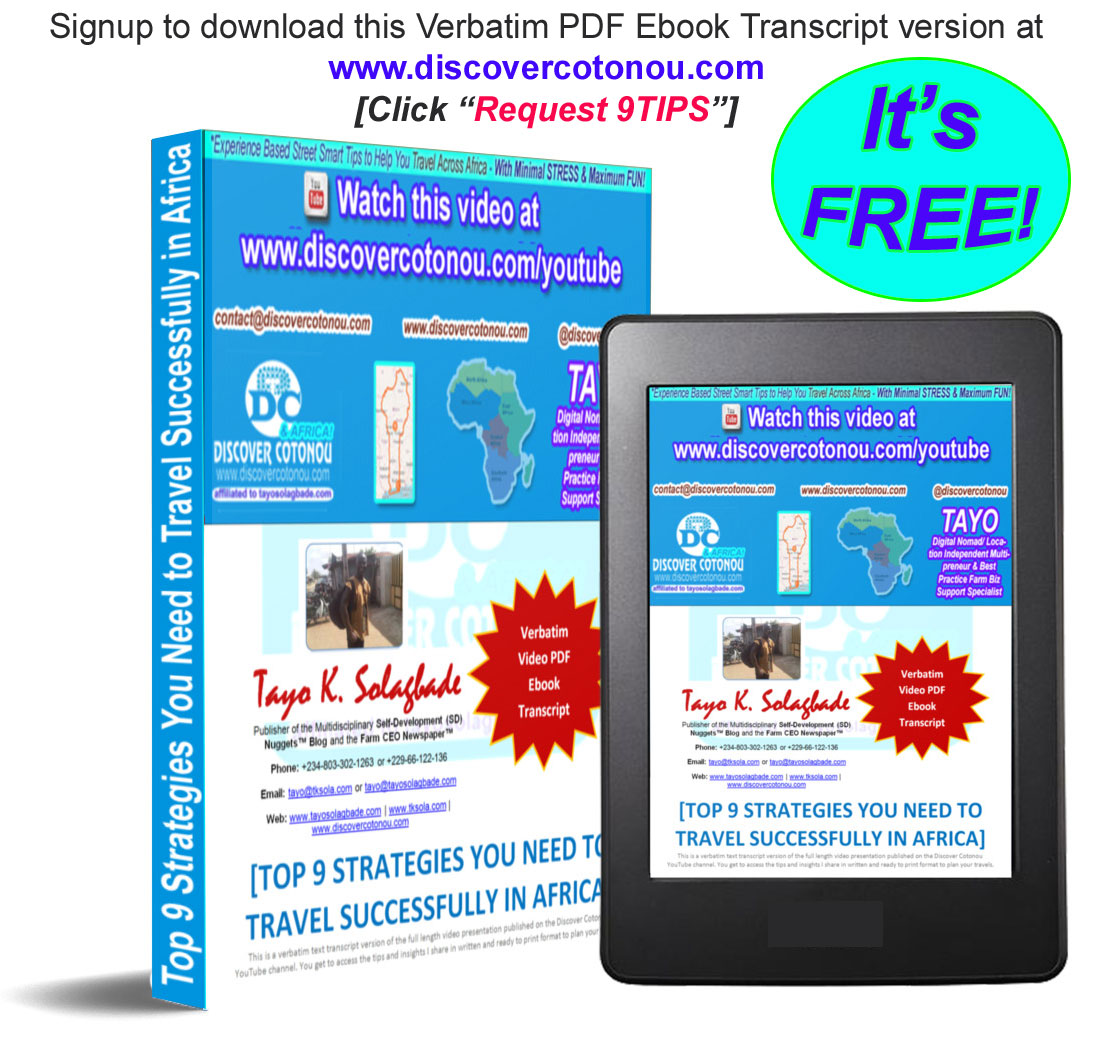 Click here to signup - and request a FREE PDF Transcript of the 9TIPs video...NOW!