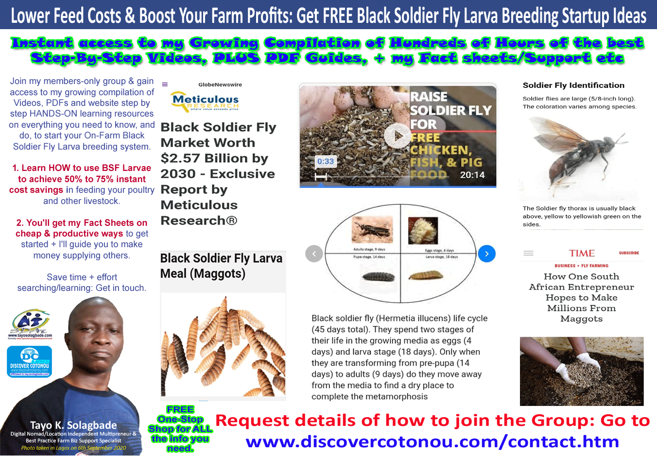 [FLYER] Lower Feed Costs & Boost Your Farm Profits: Get FREE Black Soldier Fly Larva Breeding Startup Ideas
