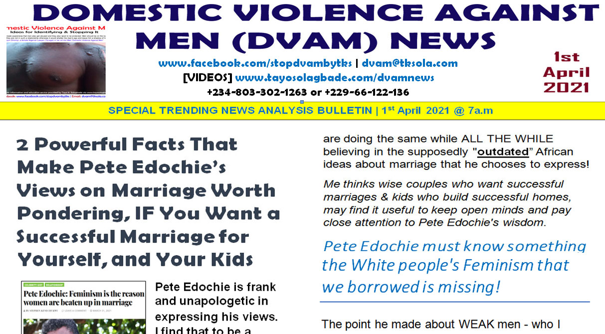 [DVAM] 2 Powerful Facts That Make Pete Edochie’s Views on Marriage Worth Pondering, IF You Want a Successful Marriage for Yourself, and Your Kids – DOWNLOAD PDF VERSION