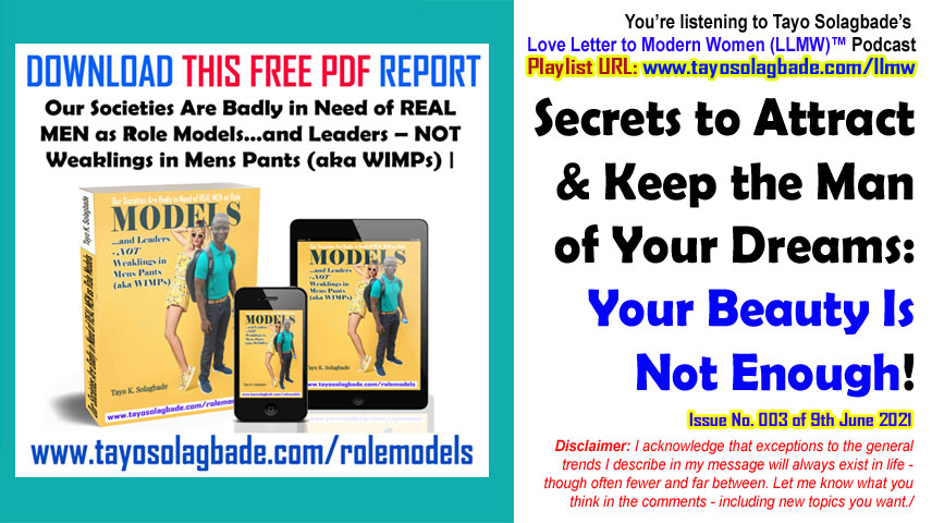 [LLMW] Secrets to Attract & Keep the Man of Your Dreams: Your Beauty Is Not Enough!
