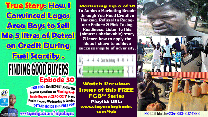True Story: How I Convinced Lagos Area Boys to Sell Me 5 Litres of Petrol on Credit During Fuel Scarcity