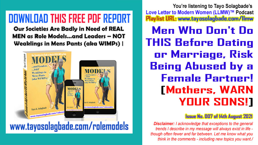 Men Who Don’t Do THIS Before Dating or Marriage, Risk Being Abused by a Female Partner! [Mothers, WARN YOUR SONS!]