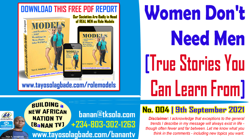 Women Don’t Need Men [True Stories You Can Learn From]