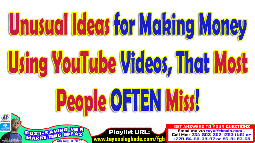 HOW TO GET QUALITY SUBSCRIBERS THAT SEND YOU MONEY [Unusual YouTube Videos Money Making Ideas Pt 2]