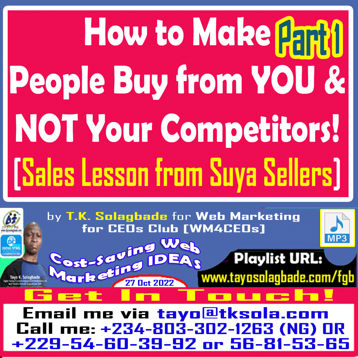 How to Make People Buy from YOU & NOT Your Competitors [Part 1: Sales Lesson from Suya Sellers]