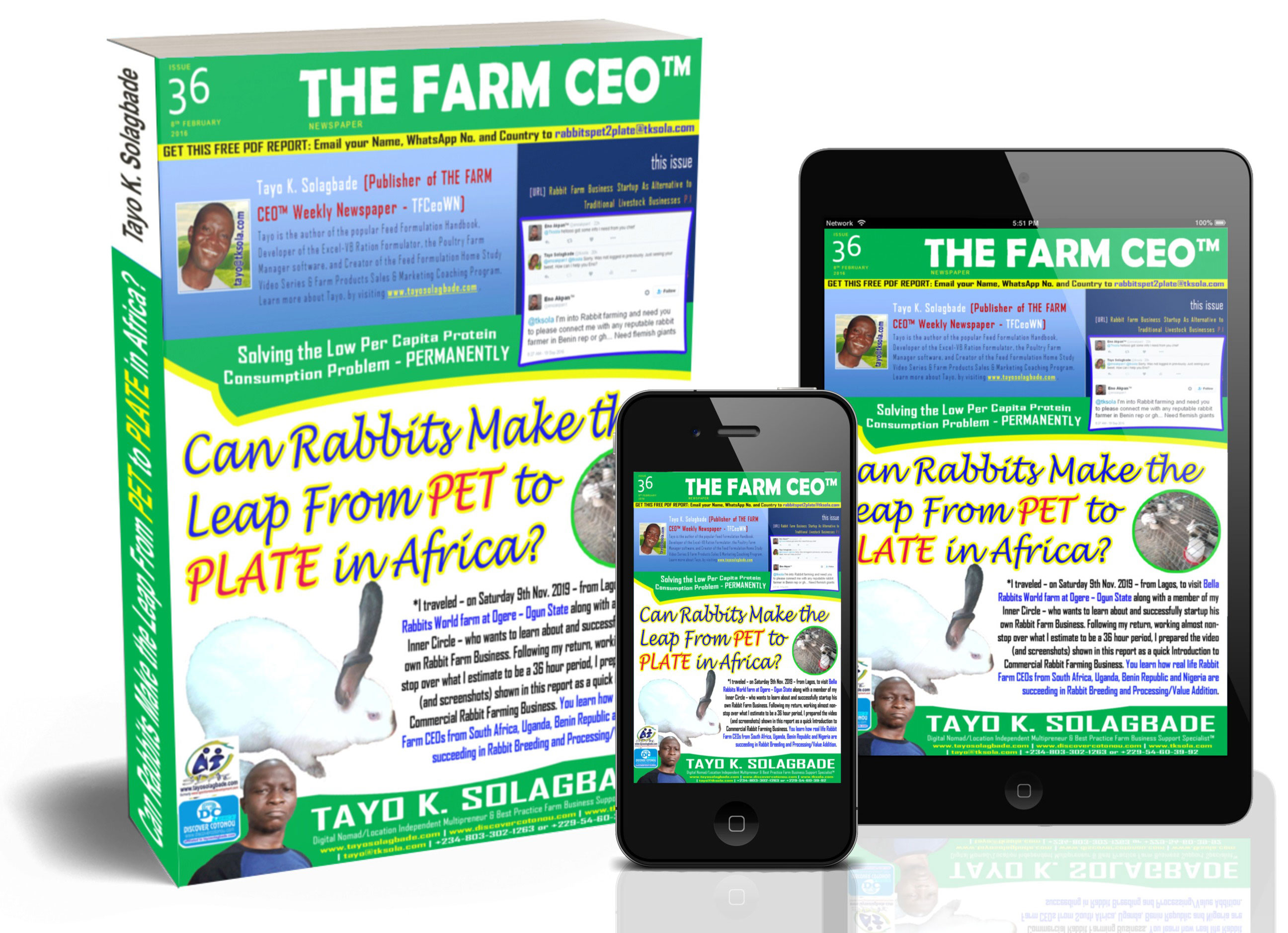 VIDEO & PDF | THE FARM CEO – Can Rabbits Make the Leap From PET to PLATE in Africa?
