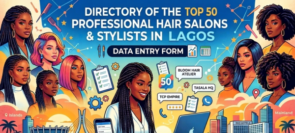 Temi & Oluoma’s Sisters With Skills™ (SWS) Elite Style Network | Download “Top 50 Professional Hair Salons in Lagos”